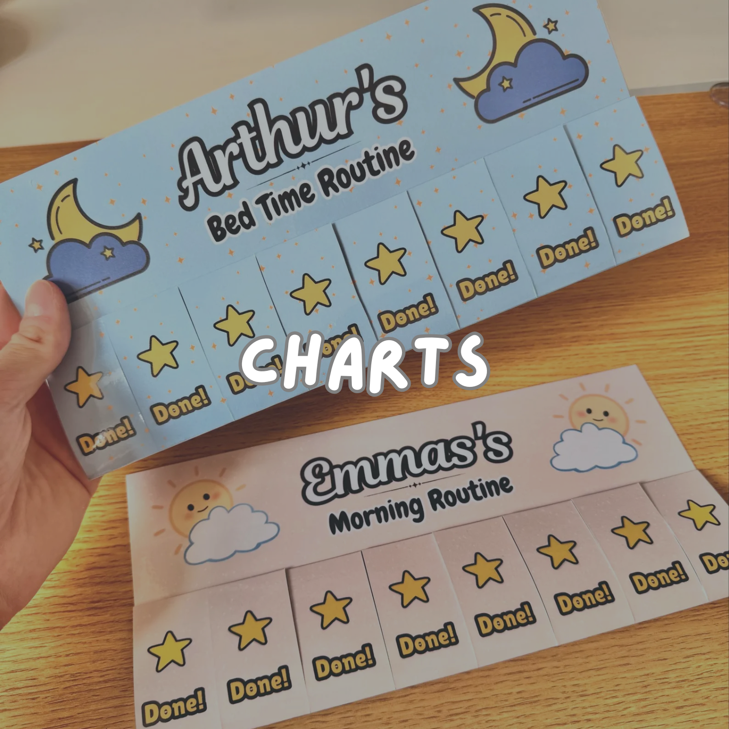 daily routine, morning and evening routine for children tiyky ink studio