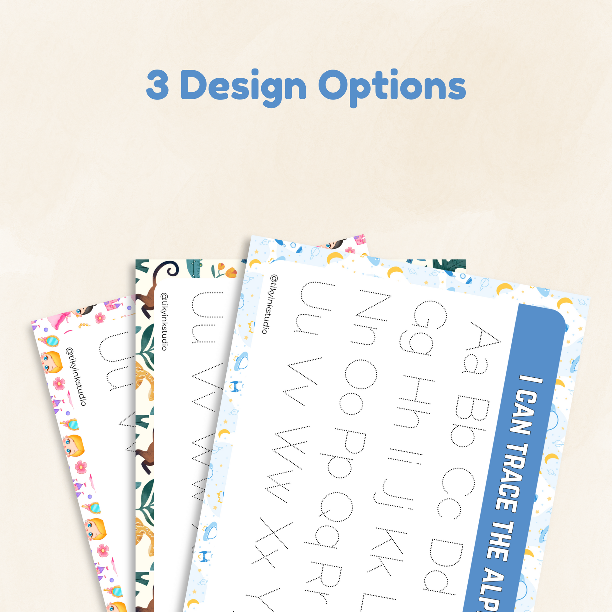 Tracing Alphabet Worksheet Tiky Ink Studio Worksheet Tiky Ink Studio