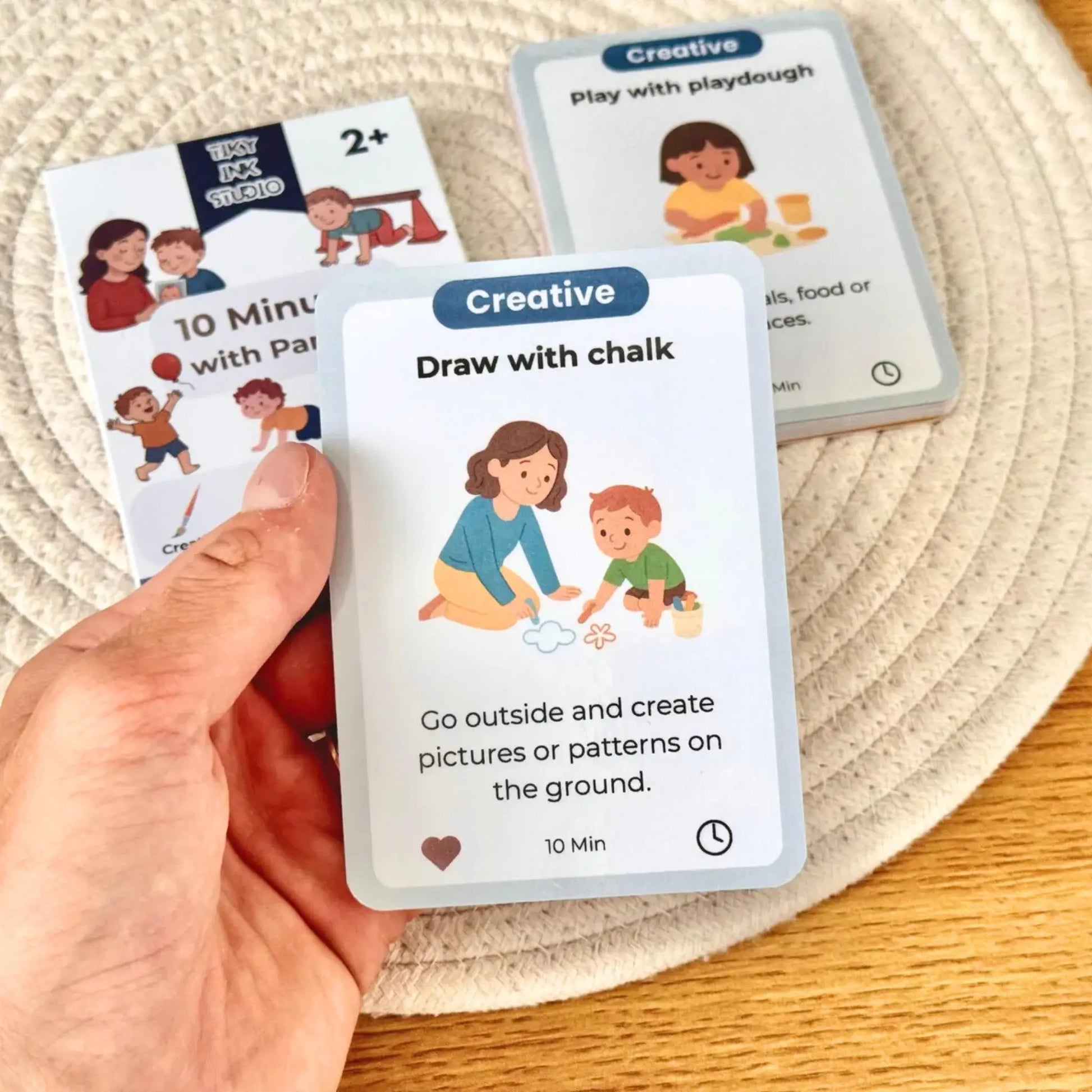 10 Minutes with Parent Activity Flashcards Tiky Ink Studio Flashcards Tiky Ink Studio