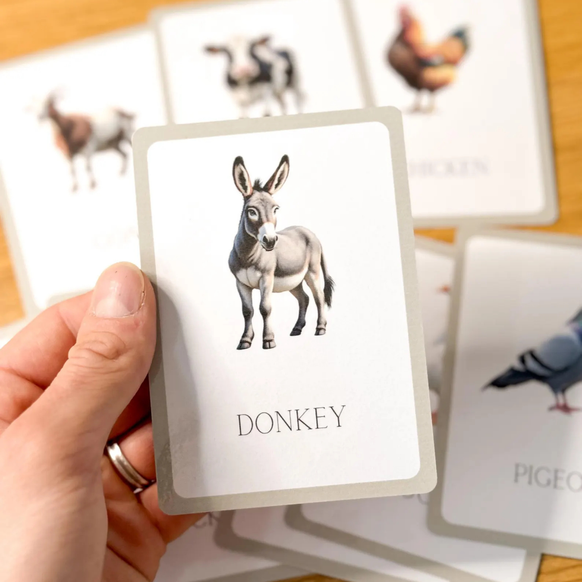 Farm Animals Flashcards Tiky Ink Studio Flashcards Tiky Ink Studio