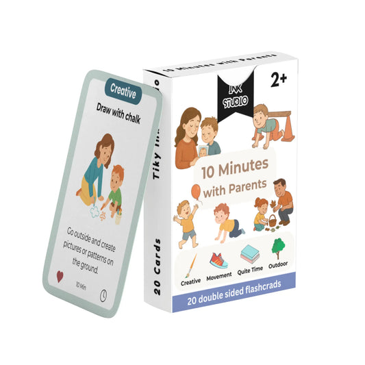 10 Minutes with Parent Activity Flashcards Tiky Ink Studio Flashcards Tiky Ink Studio