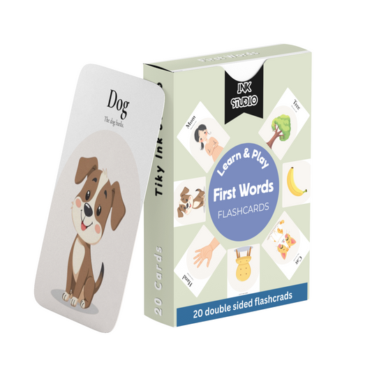 First Words Flashcards Tiky Ink Studio Flashcards Tiky Ink Studio