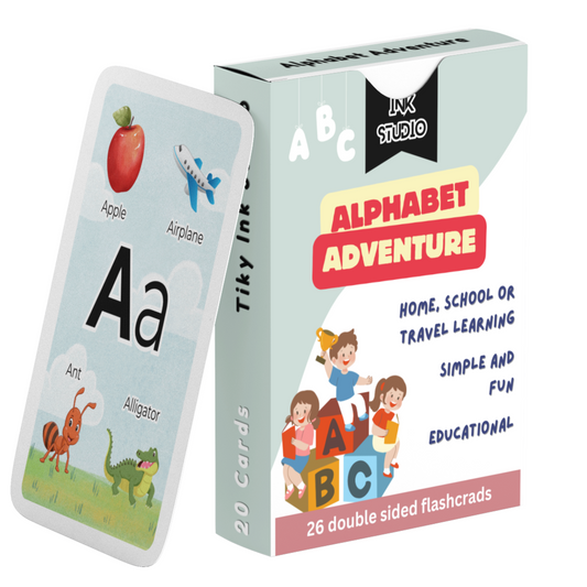 Alphabet Adventure Flashcards Tiky Ink Studio Flashcards Tiky Ink Studio
