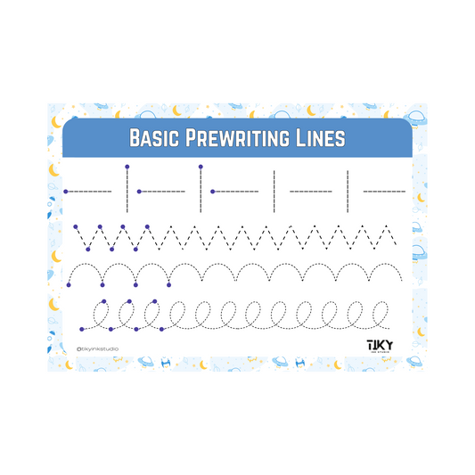 Prewriting Lines Worksheet Tiky Ink Studio Worksheet Tiky Ink Studio