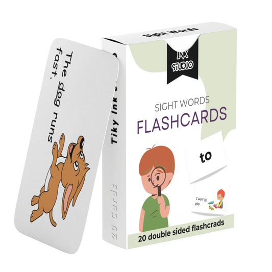 Sight Word Flashcards Tiky Ink Studio Flashcards Tiky Ink Studio