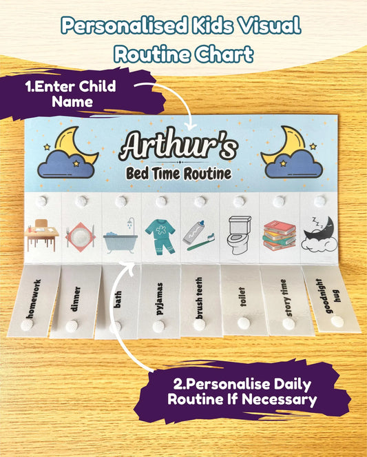 Morning & Evening Flip Routine Chart
