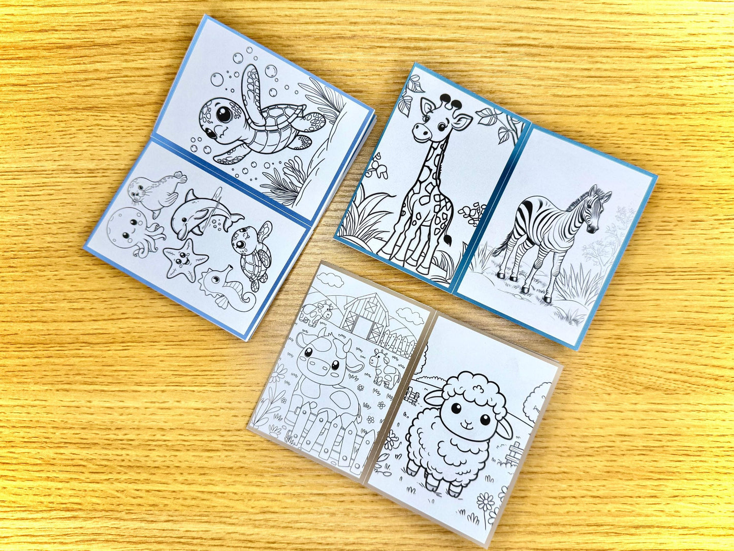Mini Animal Colouring Books Tiky Ink Studio Colouring Books Tiky Ink Studio