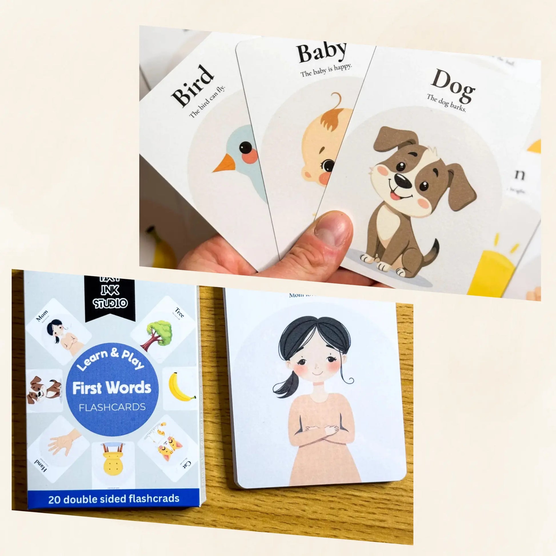 First Words Flashcards Tiky Ink Studio Flashcards Tiky Ink Studio