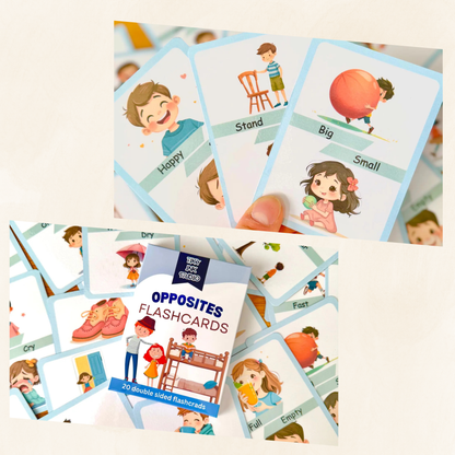 Opposites Flashcards Tiky Ink Studio Flashcards Tiky Ink Studio