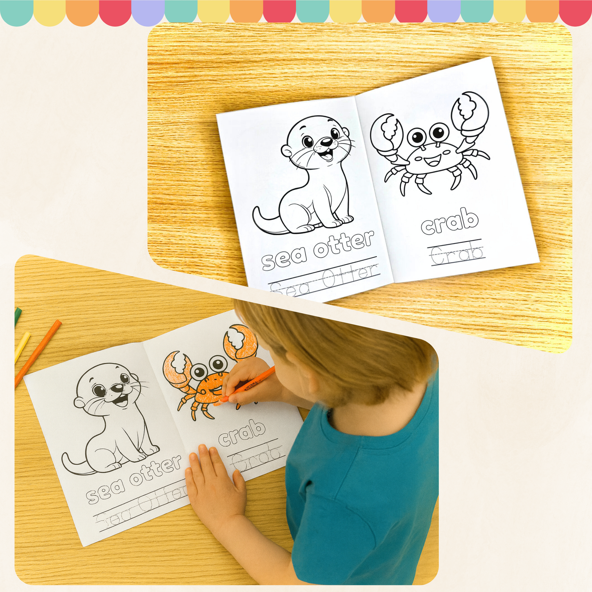 Farm Animals Colouring Book