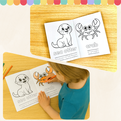 Farm Animals Colouring Book