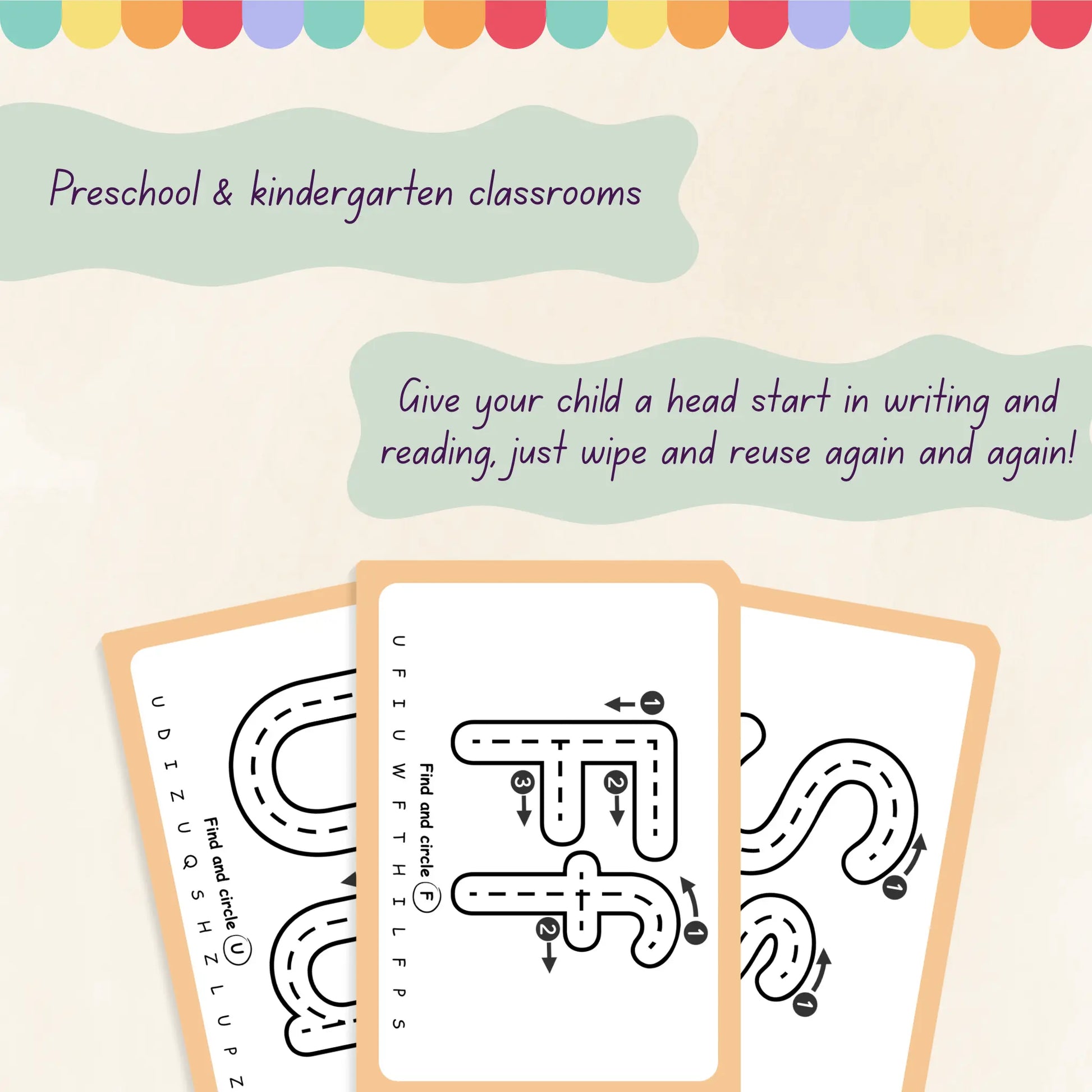 Alphabet Tracing Flashcards Tiky Ink Studio Flashcards Tiky Ink Studio
