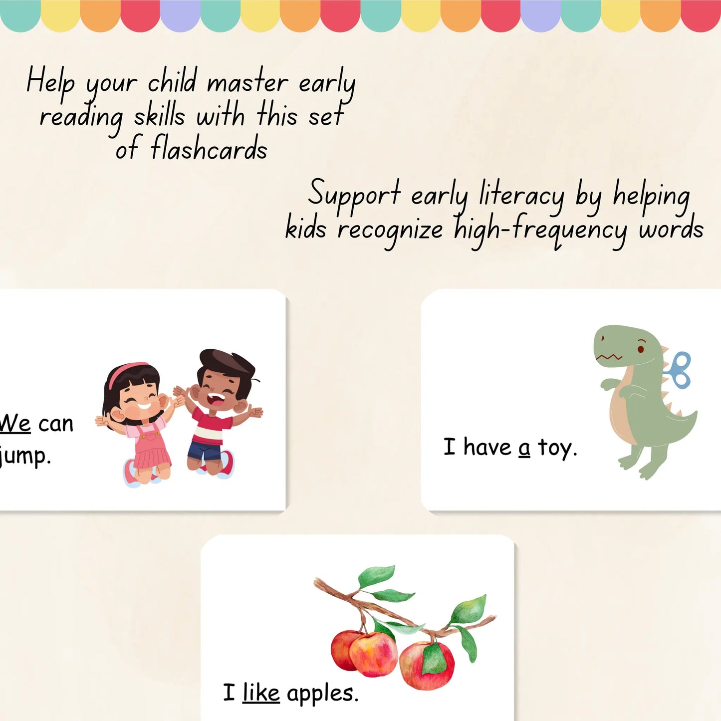 Sight Word Flashcards Tiky Ink Studio Flashcards Tiky Ink Studio