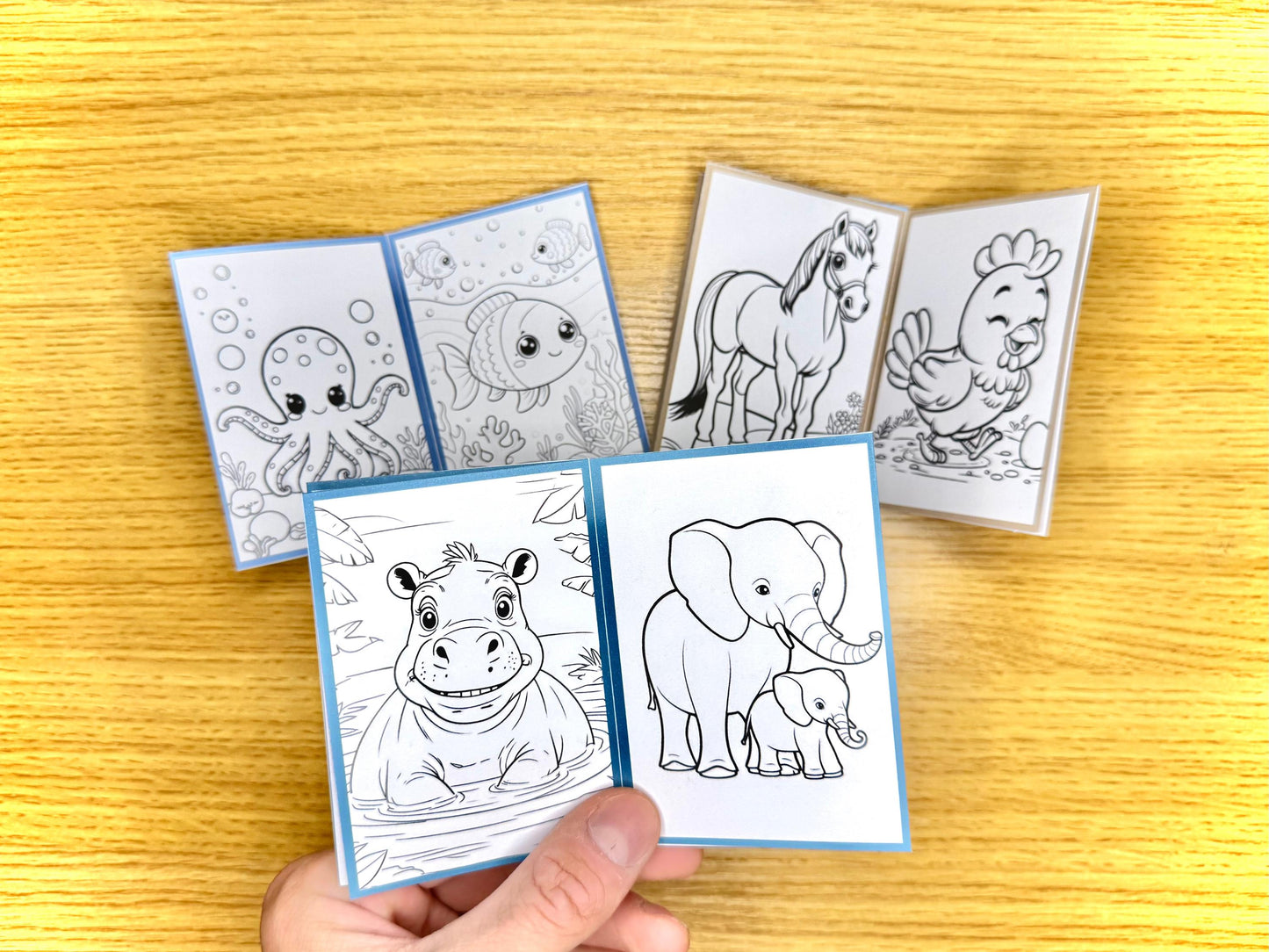 Mini Animal Colouring Books Tiky Ink Studio Colouring Books Tiky Ink Studio