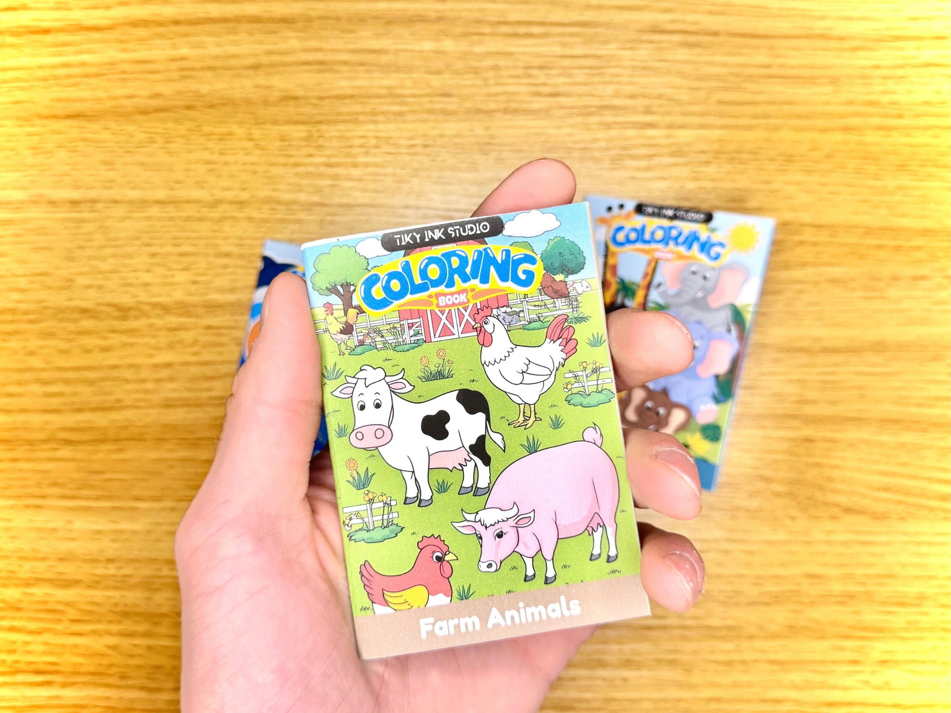 Mini Animal Colouring Books Tiky Ink Studio Colouring Books Tiky Ink Studio