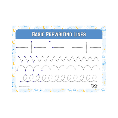 Prewriting Lines Worksheet Tiky Ink Studio Worksheet Tiky Ink Studio