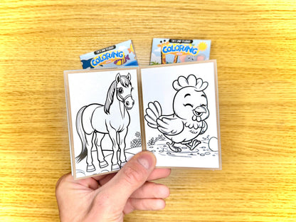 Mini Animal Colouring Books Tiky Ink Studio Colouring Books Tiky Ink Studio